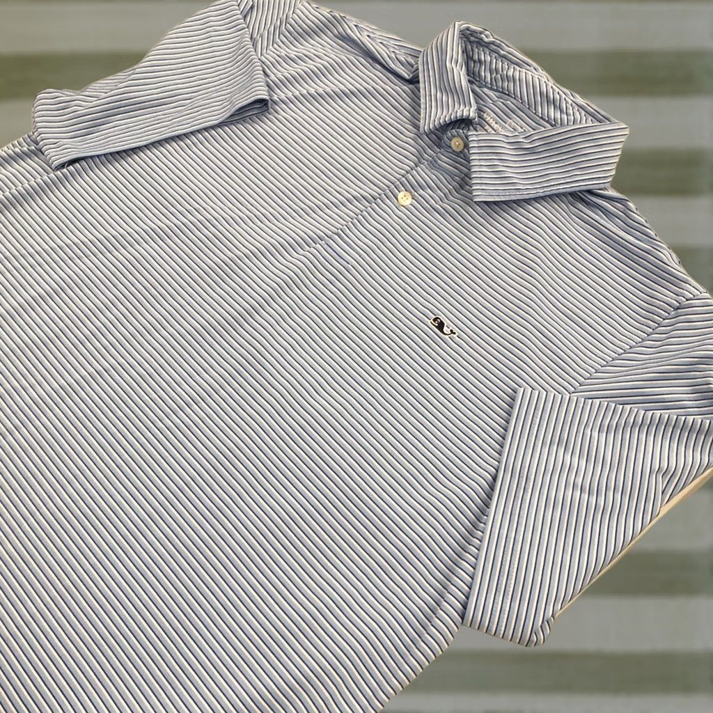 Vineyard Vines Vineyard Vines Polo Shirt Mens L Multicolor Striped Performance Stretch Golf Polo Shirt Mens L Multicolor Striped Performance Stretch Golf Size US L / EU 52-54 / 3 - 1 Thumbnail