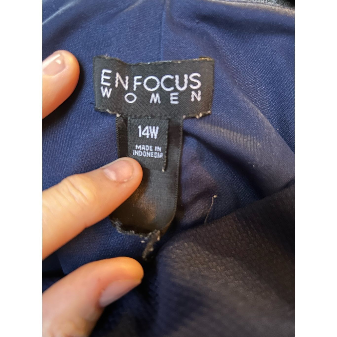 Other Enfocus Studio Size 14 Women Dress Pullover Sleeveless Navy Size XL / US 12-14 / IT 48-50 - 3 Thumbnail