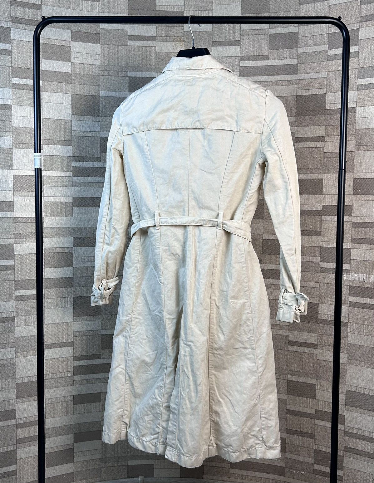 Prada Luxury Trench Coat Prada Women's Double-Breasted Size XS / US 0-2 / IT 36-38 - 8 Thumbnail