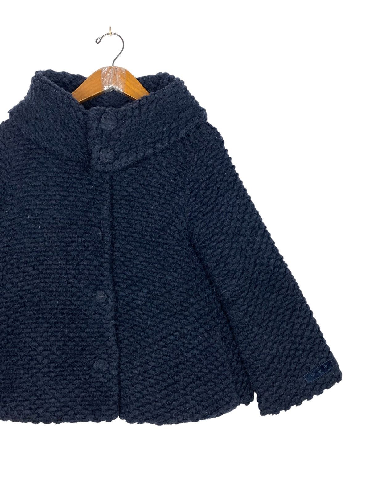 TATRAS TATRAS Glora Wool Knit Down Jacket Navy Blue Made Poland Size M / US 6-8 / IT 42-44 - 3 Thumbnail