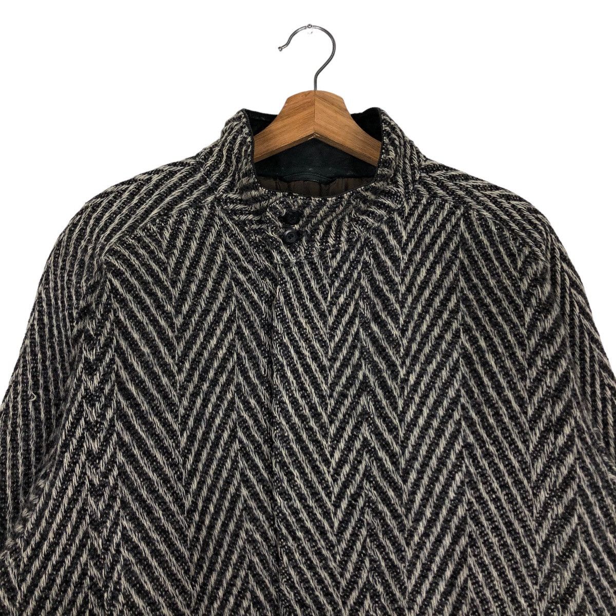 Japanese Brand 🔥Vtg Herringbone Wool Bomber Jacket Viasun Issey Miyake Size US M / EU 48-50 / 2 - 3 Thumbnail