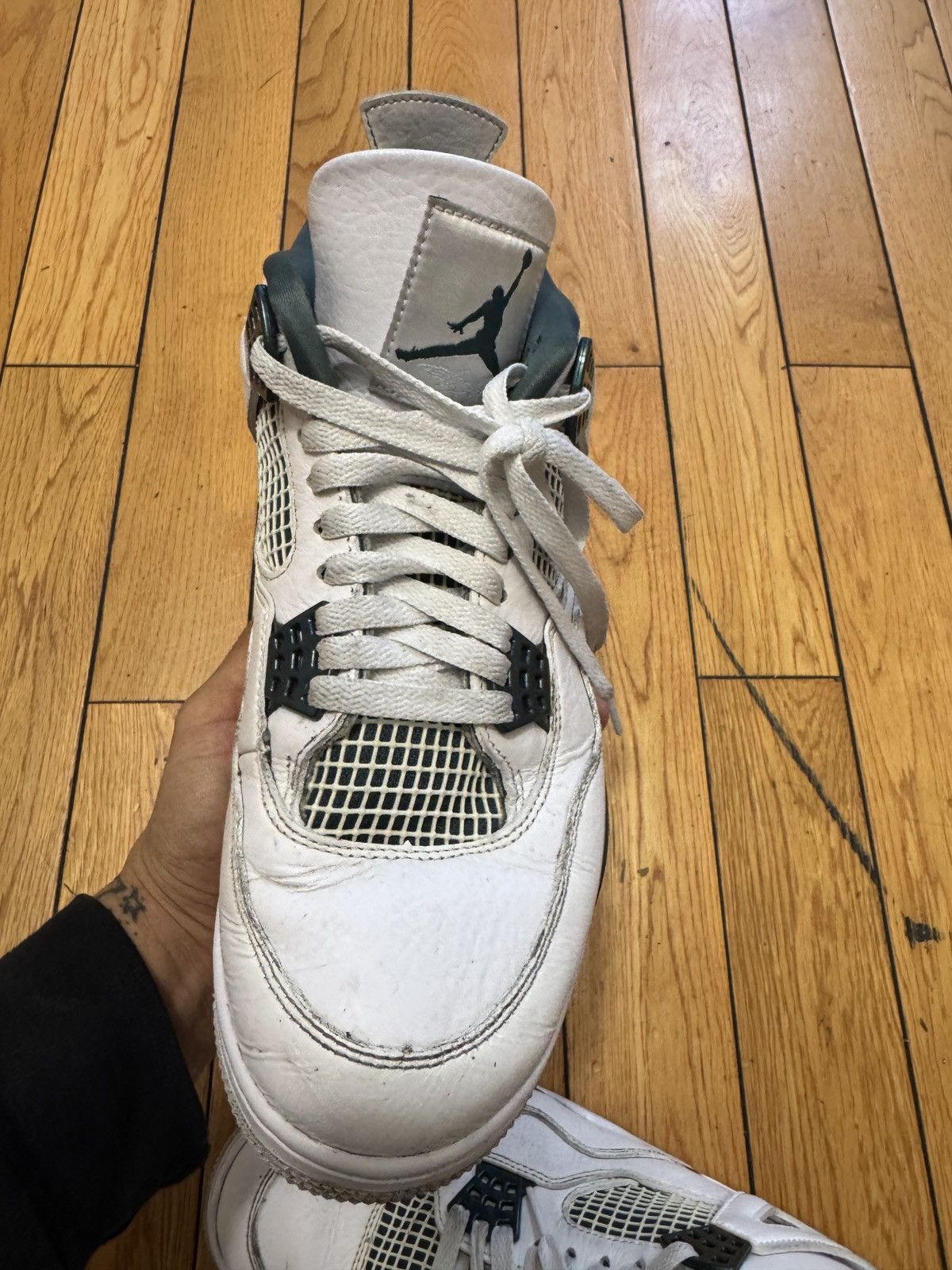 Jordan Brand Air Jordan 4 "Oxidized Green" Size US 10 / EU 43 - 7 Thumbnail