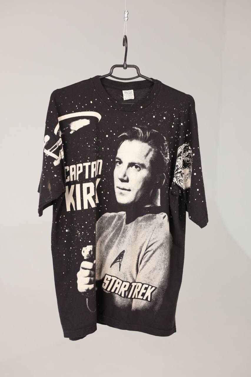 Vintage STAR TREK VINTAGE ALL OVER PRINT 1993 SHATNER CAPTAIN KIRK Size US XL / EU 56 / 4 - 1 Thumbnail