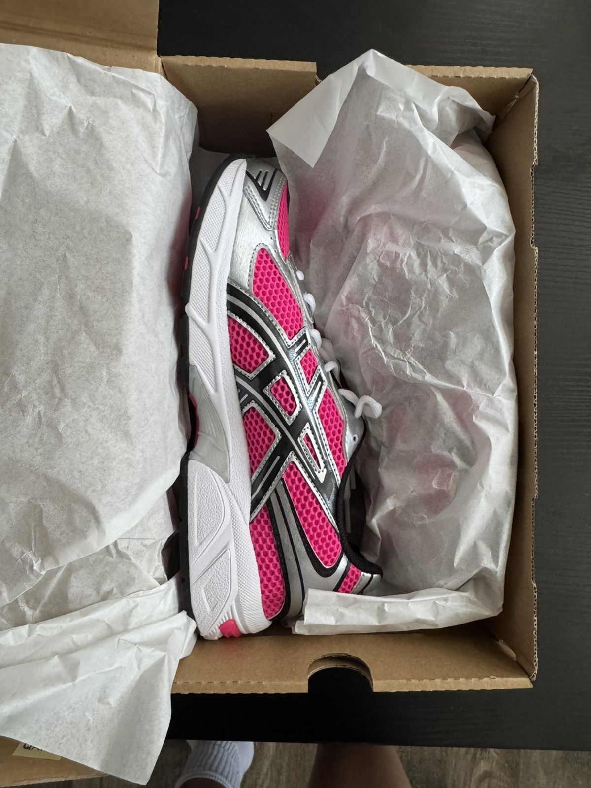 Asics GEL 1130 PINK GLO/PURE SILVER Size US 9 / IT 39 - 6 Thumbnail