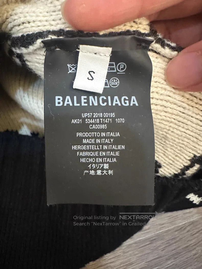 Other Balenciaga Black and White Bulletproof Sweater Size US S / EU 44-46 / 1 - 6 Thumbnail