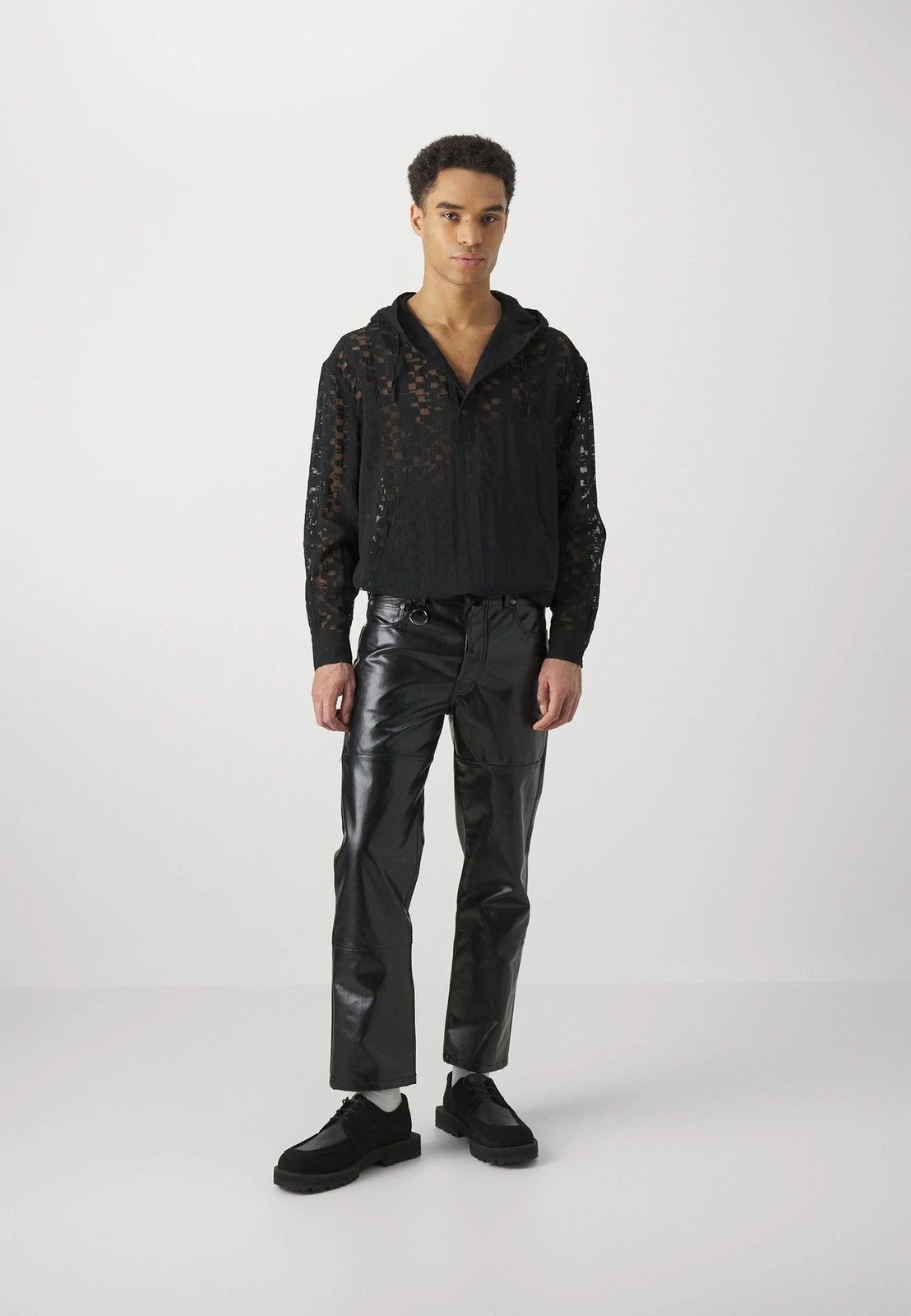 Henrik Vibskov !DS! SS24 Henrik Vibskov Booking Black Hoodie Shirt Size US S / EU 44-46 / 1 - 3 Thumbnail