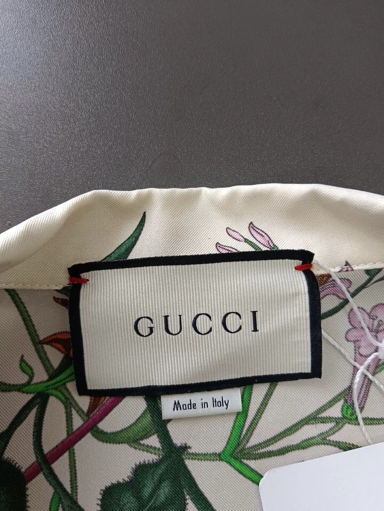 Gucci Gucci Floral pattern silk casual jacket 2504-Nextarrow Size S / US 4 / IT 40 - 3 Thumbnail
