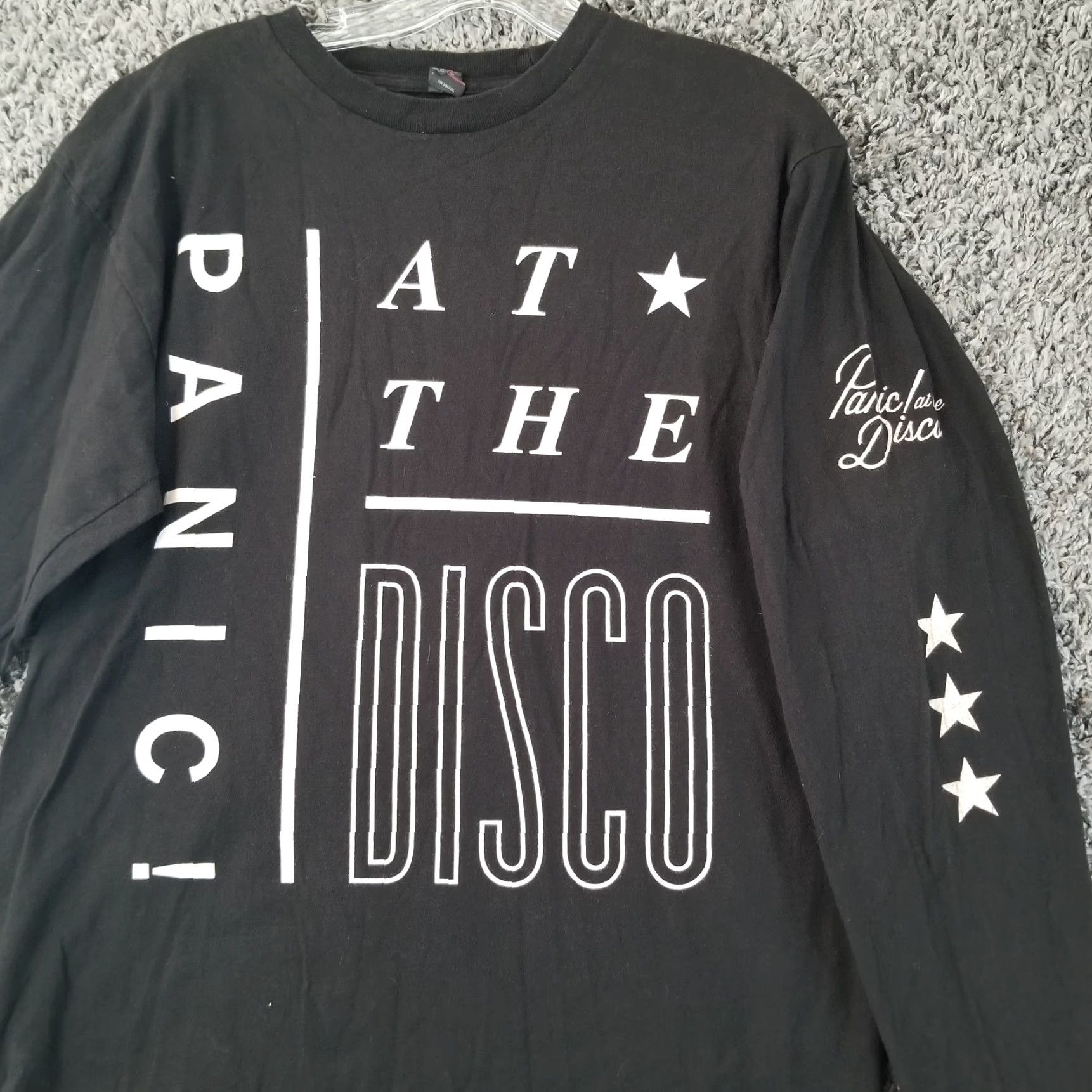 Tultex Tultex Panic At The Disco Black Long Sleeve T-Shirt Size M Unisex Adults Black M Tultex Panic At The Disco Long Sleeve T-Shirt Size M for Men Women Size US M / EU 48-50 / 2 - 2 Thumbnail