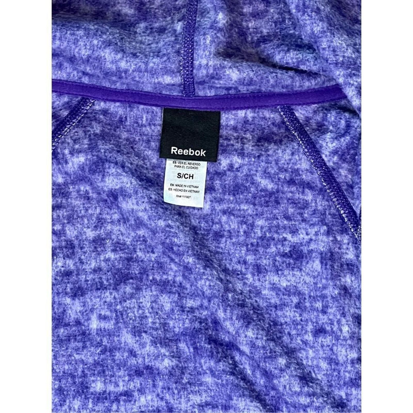 Reebok Reebok Polar Fleece Crush It Zip Up Jacket SMALL NWT Size S / US 4 / IT 40 - 5 Thumbnail