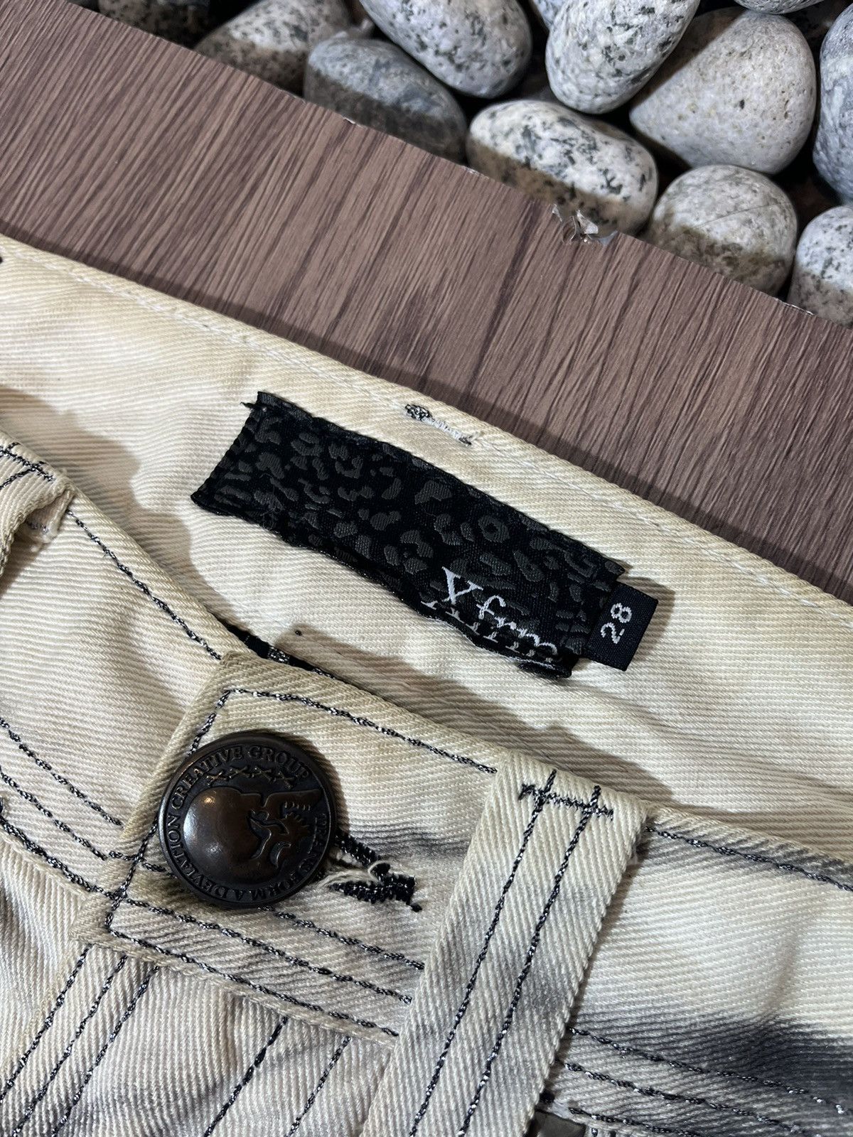 Seditionaries Xfrm Studded Clawmark Short Jeans Size US 31 - 7 Thumbnail