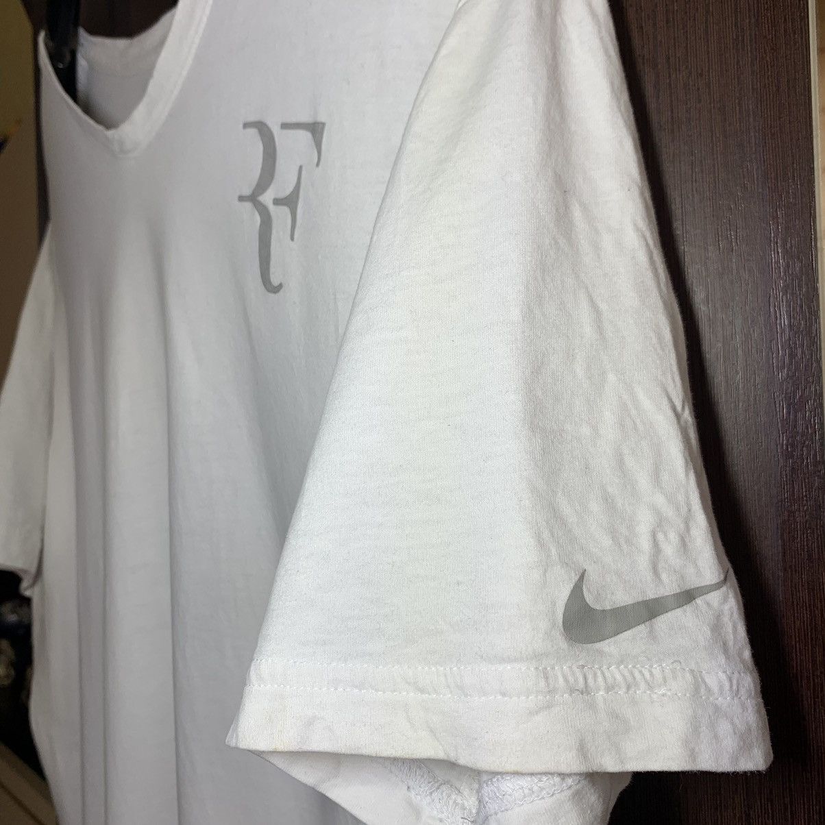 Other Vintage 00s Roger Federer Nike Autograph tee Tennis White Size US L / EU 52-54 / 3 - 6 Thumbnail