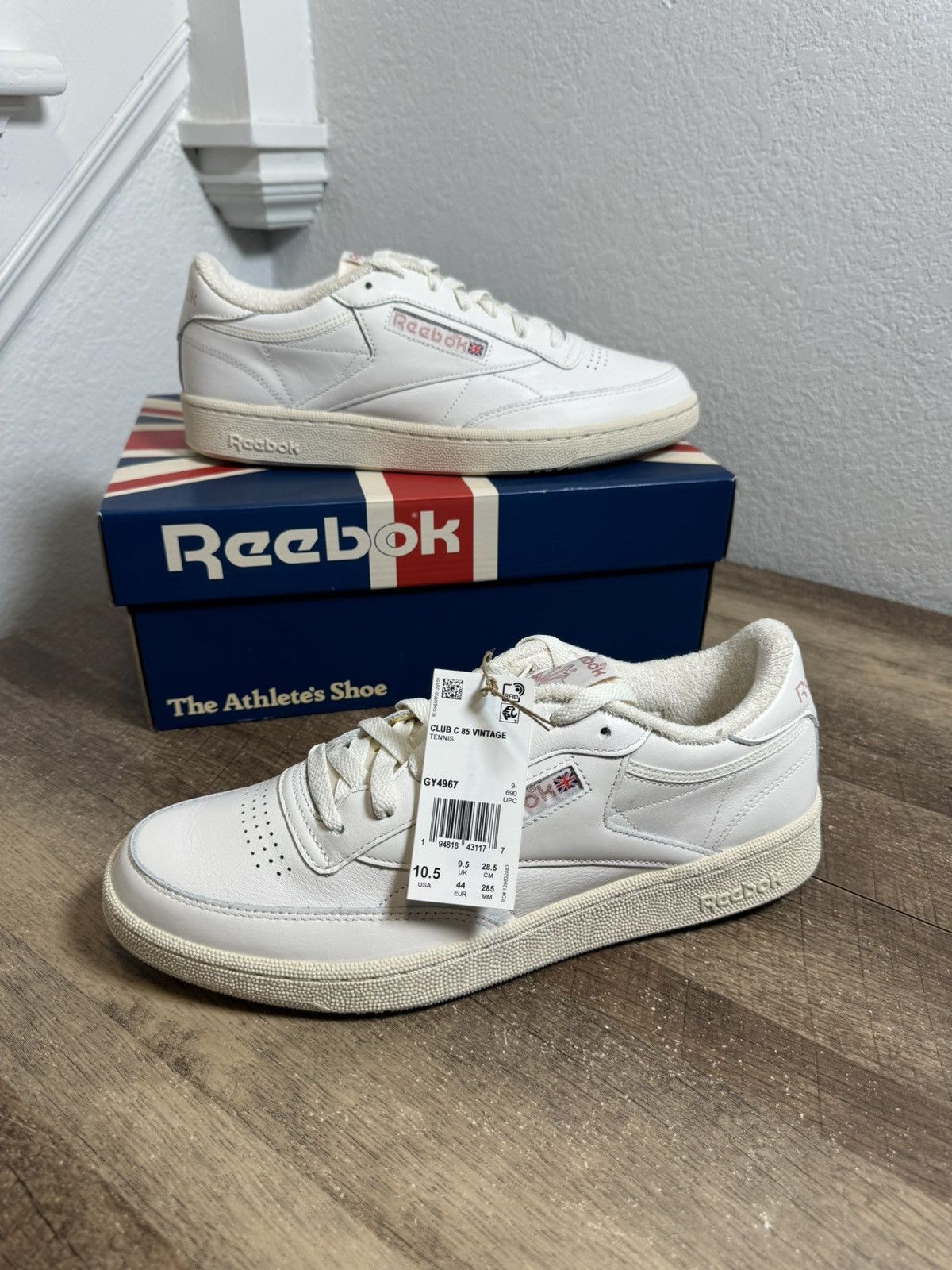 Reebok REEBOK CLUB C 85 'CHALK PAPERWHITE' Size 10.5 GY4967 NEW Size US 10.5 / EU 43-44 - 2 Thumbnail