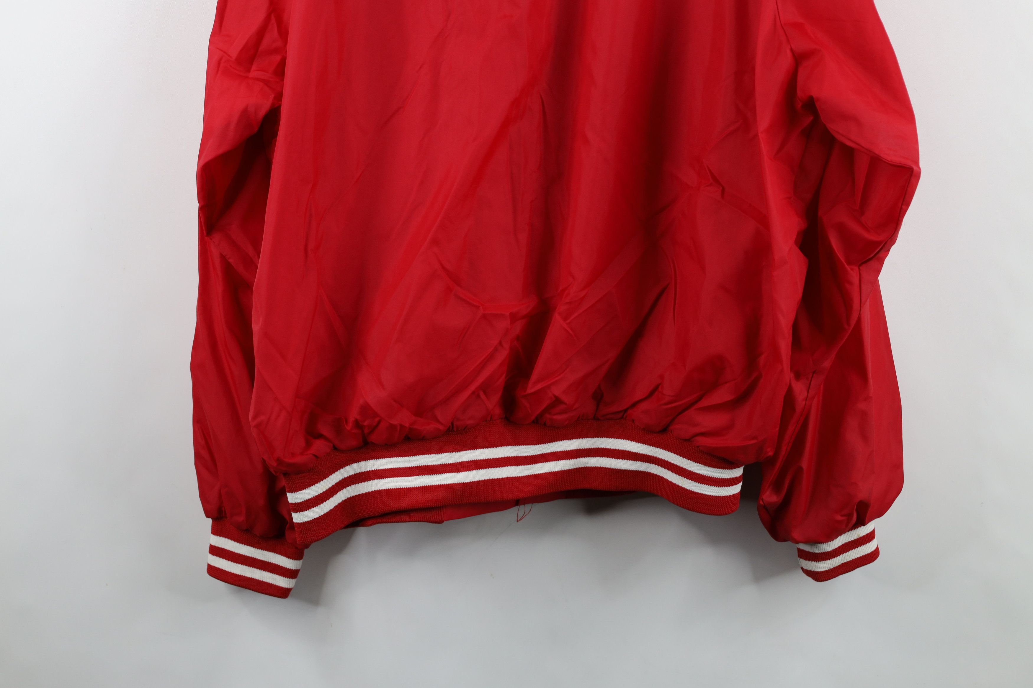 Vintage Vintage 80s 90s Seneca Apples Lined Satin Bomber Jacket USA Size US XL / EU 56 / 4 - 14 Thumbnail