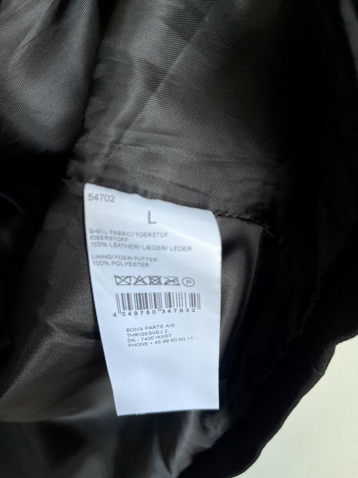 Other Bon’a Parte (DK) – Unisex Architectural Leather Jacket Size L / US 10 / IT 46 - 5 Thumbnail
