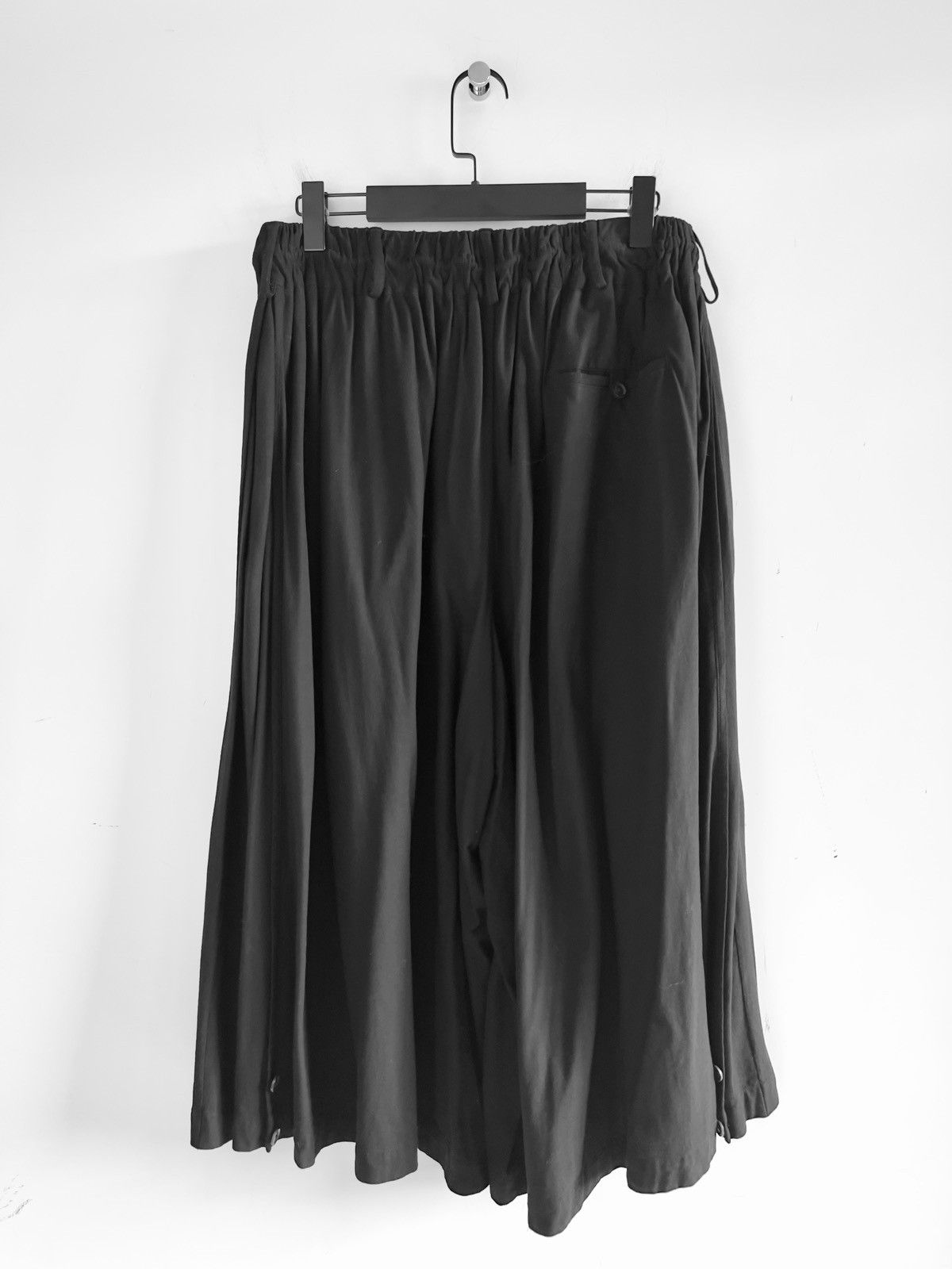Yohji Yamamoto Yohji Yamamoto Pour Homme 22SS - BOX PLEATS WIDE PANTS Skirt Size US 32 / EU 48 - 2 Thumbnail