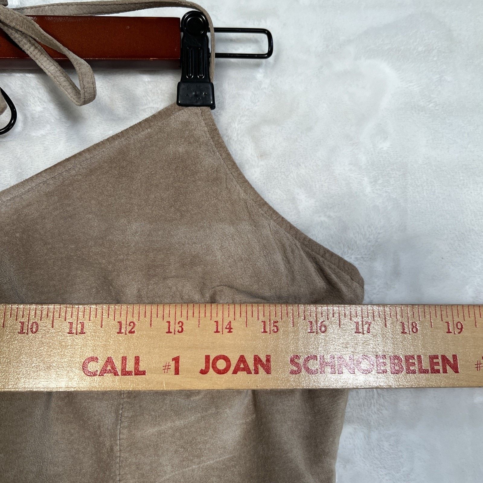 Express Express world brand tan genuine leather sundress size 9/10 Size M / US 6-8 / IT 42-44 - 9 Thumbnail
