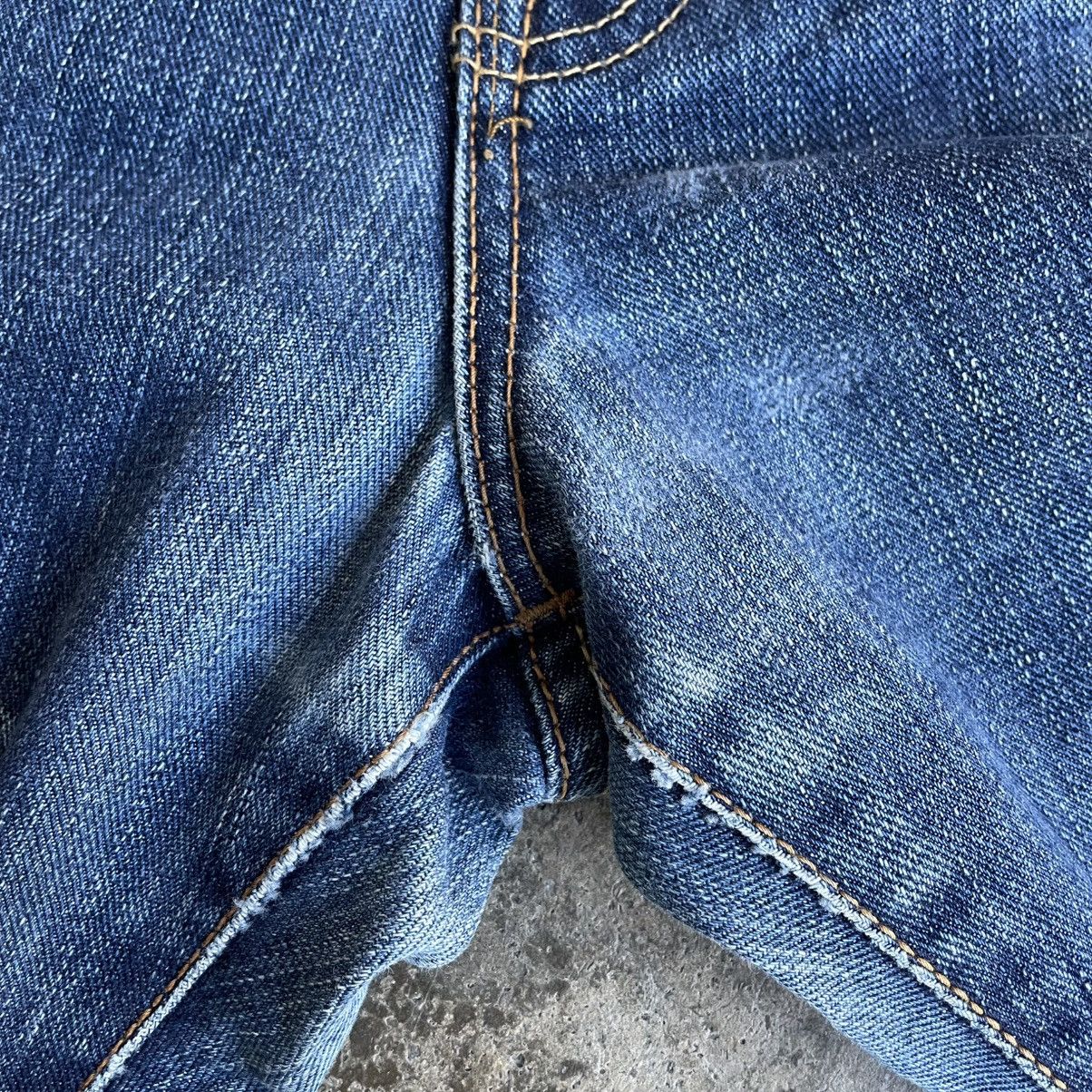 Edwin 🔥Vintage Edwin 404 Washed Ripped Distress Denim Jeans Size US 32 / EU 48 - 10 Thumbnail