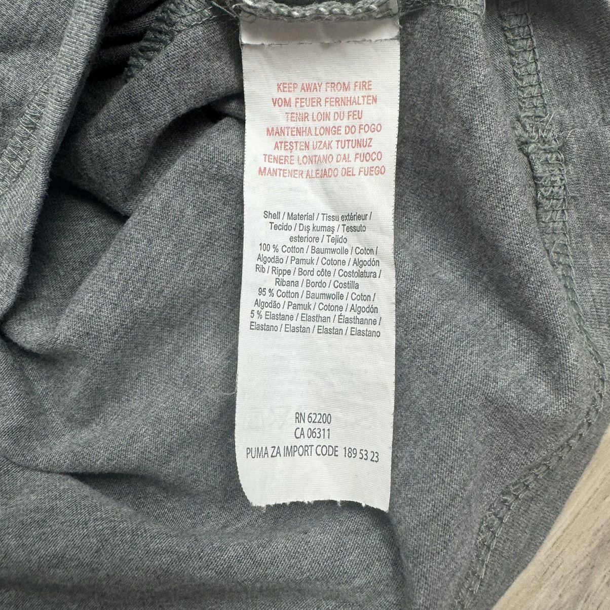 Puma Essential Puma Tiger Grey T-Shirt Authentic Size US XL / EU 56 / 4 - 14 Thumbnail