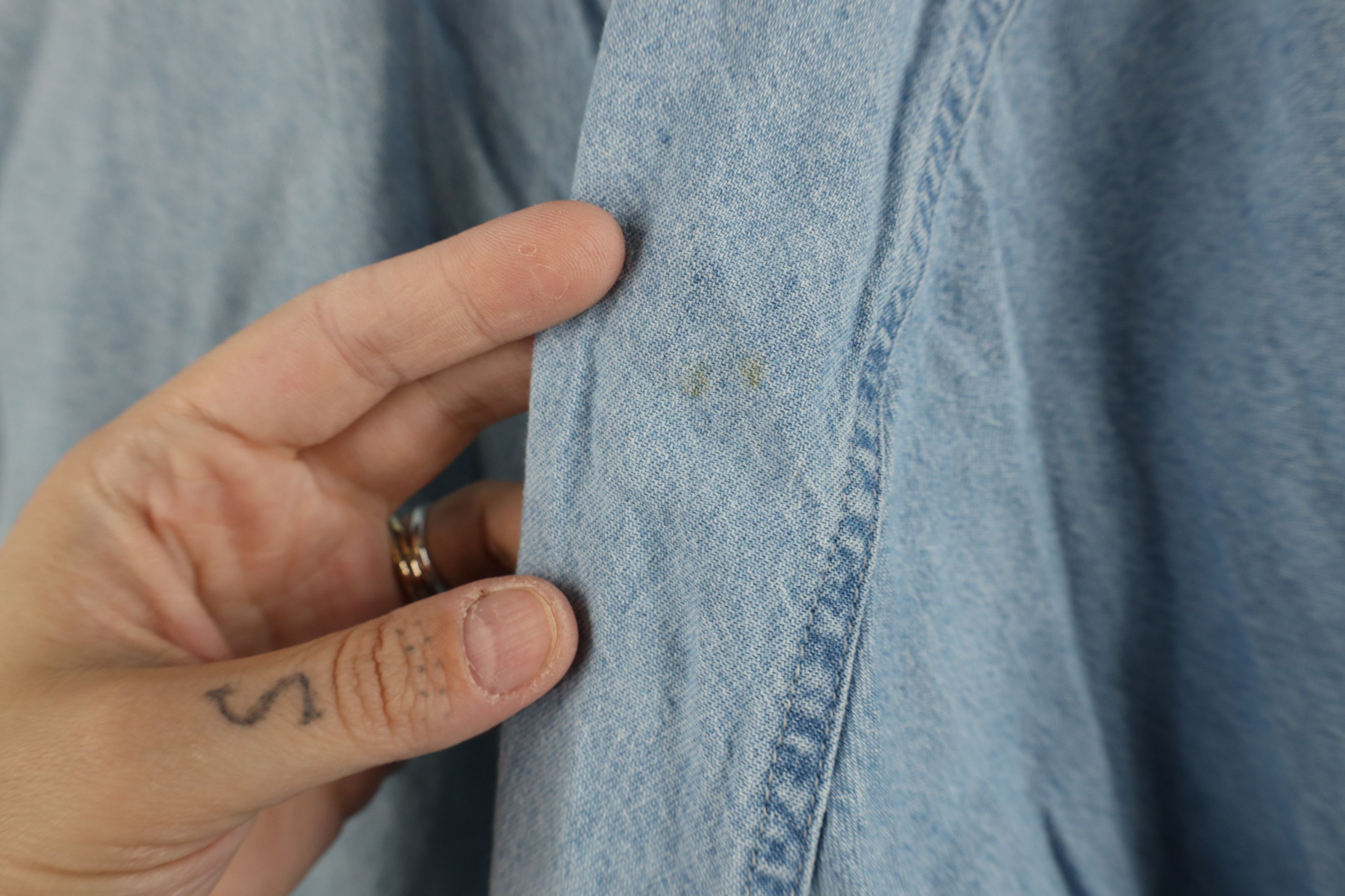 Vintage Vintage Y2K American Festival Denim Jean Button Down Shirt Size US XXL / EU 58 / 5 - 11 Thumbnail