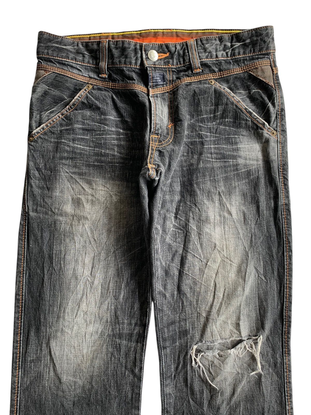 Kapital VINTAGE EDWIN BLUE TRIP NAVAJO FADED&RUSTY JAPANESE DENIM Size US 34 / EU 50 - 5 Thumbnail