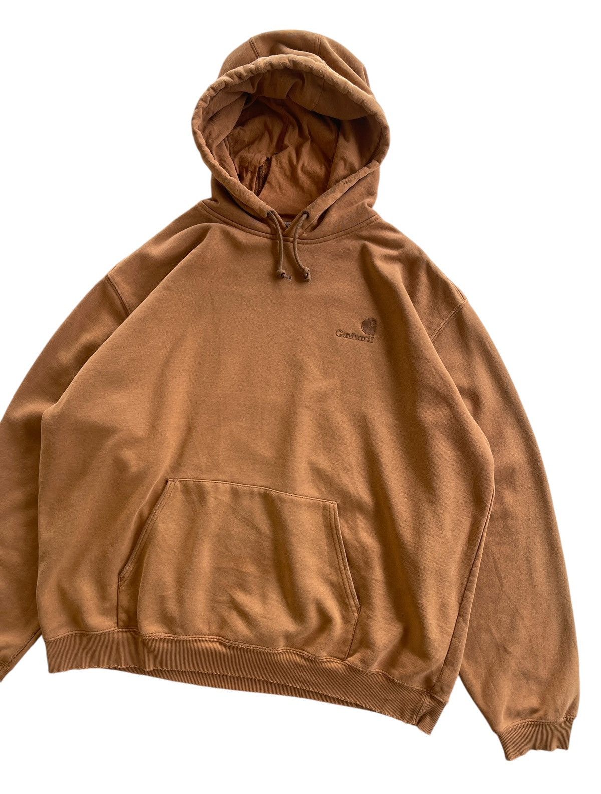 Carhartt Distressed Carhartt WIP Faded Brown Hoodies Size US XXL / EU 58 / 5 - 9 Thumbnail
