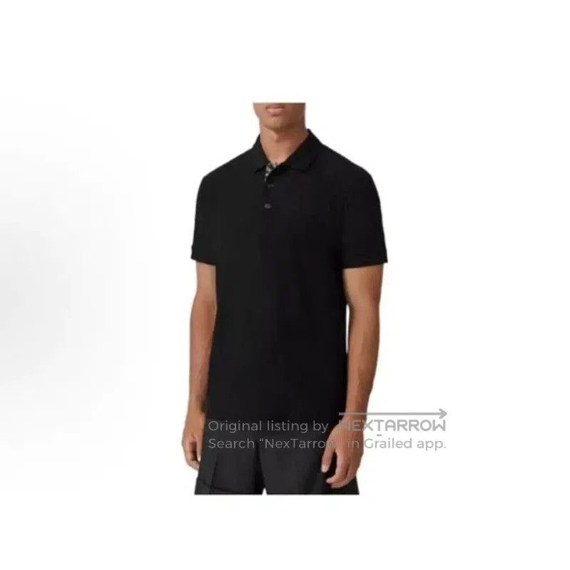 Burberry Burberry Black Cotton Men's Polo Shirt. Size US S / EU 44-46 / 1 - 7 Thumbnail