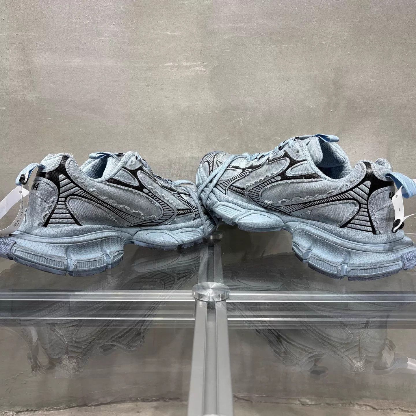 Balenciaga Balenciaga 3XL Distressed Smog Blue Dad Shoe 44 new Size US 11 / EU 44 - 5 Thumbnail