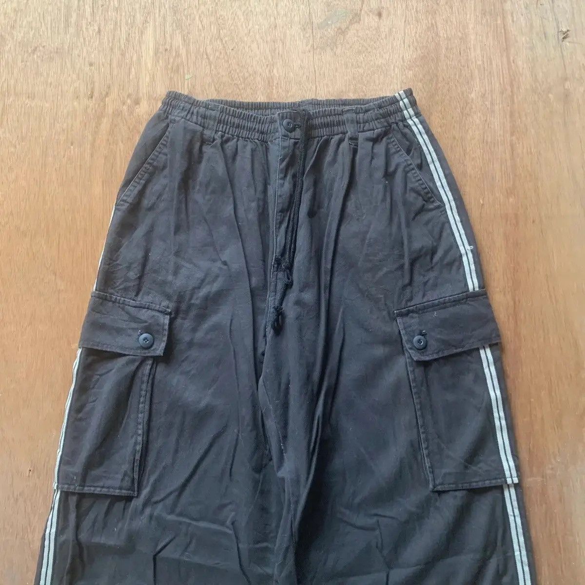 NOLLEY'S 🍁 FREE SIZE🍁VINTAGE SIDESTRIPED JAPANESE SPRINGWAIST CARGO Size US 36 / EU 52 - 2 Thumbnail