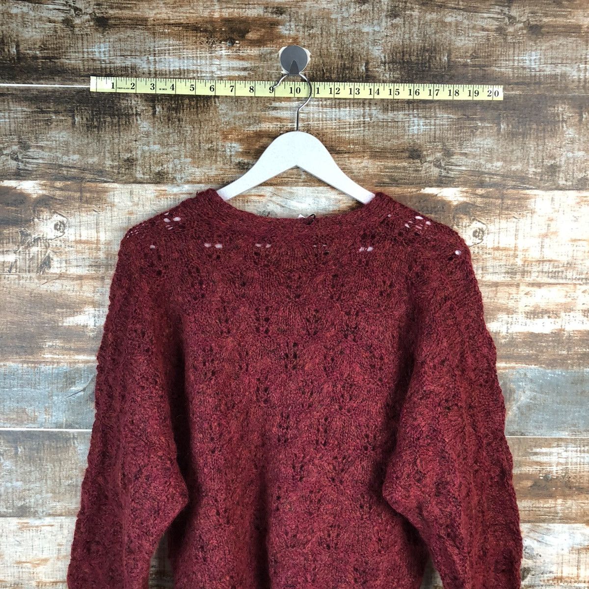 Homespun Knitwear × Japanese Brand Japanese Brand vintage Red Knitwear #A2245 Size M / US 6-8 / IT 42-44 - 11 Thumbnail