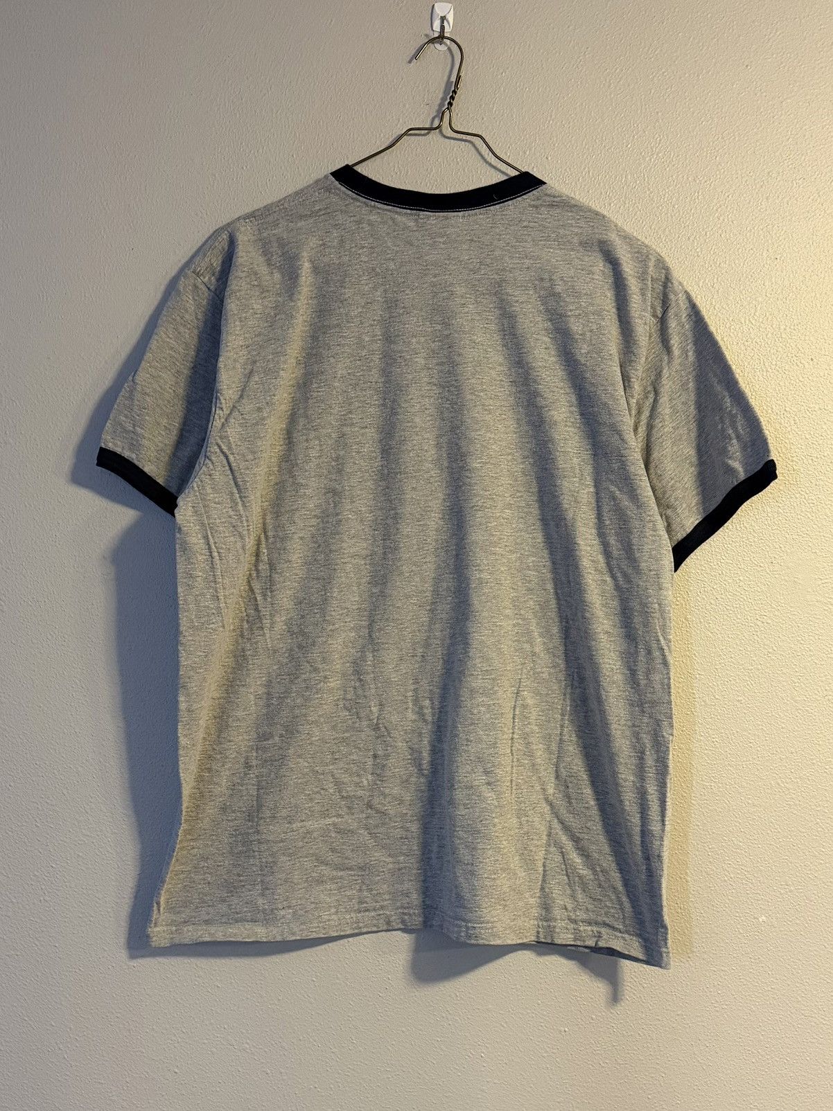Nike Vtg y2k 2000s nike baseball ringer tee gray & black Size US XL / EU 56 / 4 - 5 Thumbnail