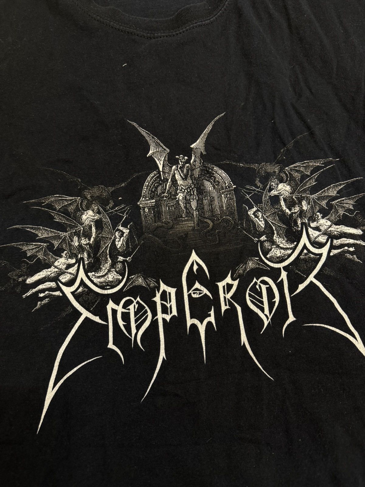 Vintage 2007 Emperor - Inno A Satana T-shirt Size US XL / EU 56 / 4 - 4 Thumbnail
