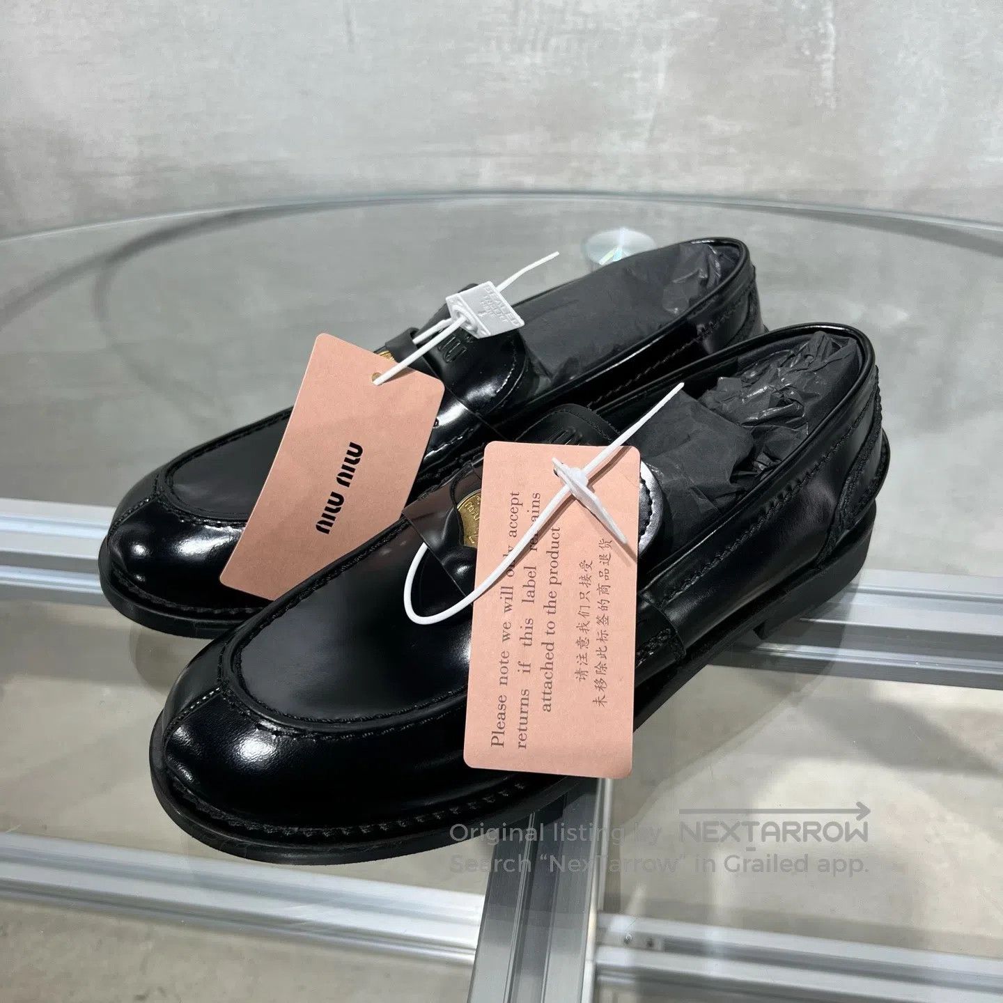 Miu Miu Miu Miu The new 25SS Gold Coin LeFu shoes Size US 6 / IT 36 - 1 Thumbnail
