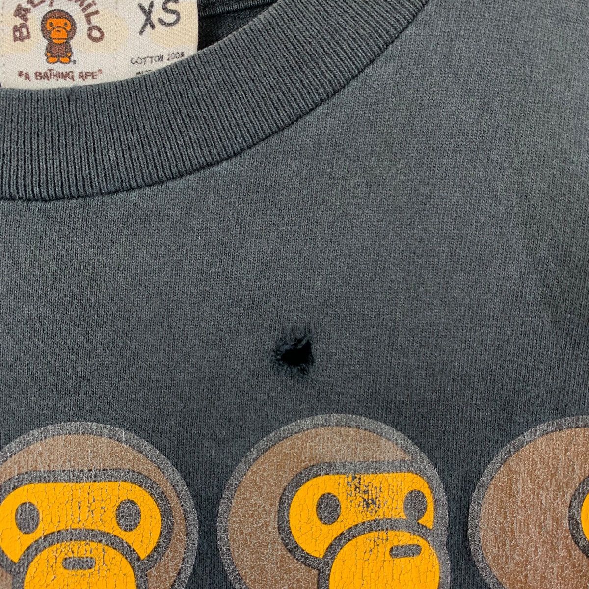 Bape × Vintage BATHING APE baby milo multi head printed tee Size US XS / EU 42 / 0 - 10 Thumbnail