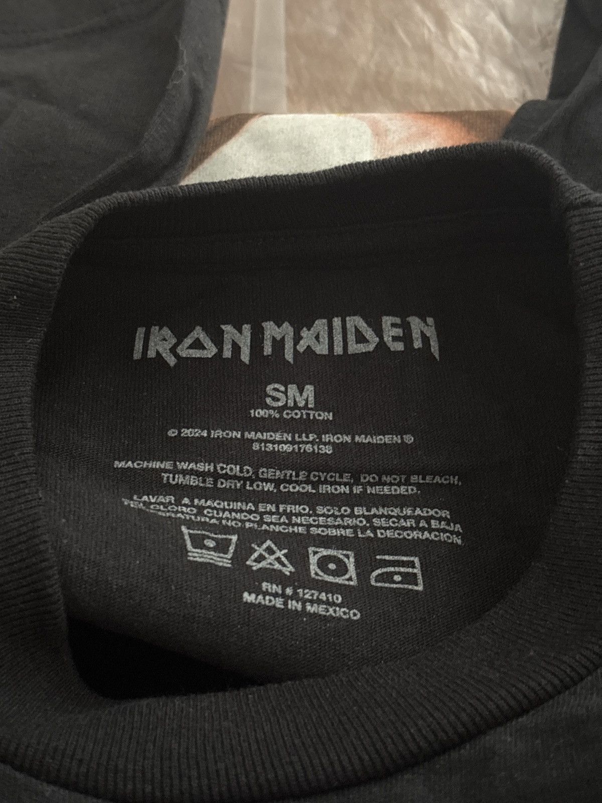 Iron Maiden Iron maiden recreation 1987 florida tour black t shirt small Size US S / EU 44-46 / 1 - 3 Thumbnail