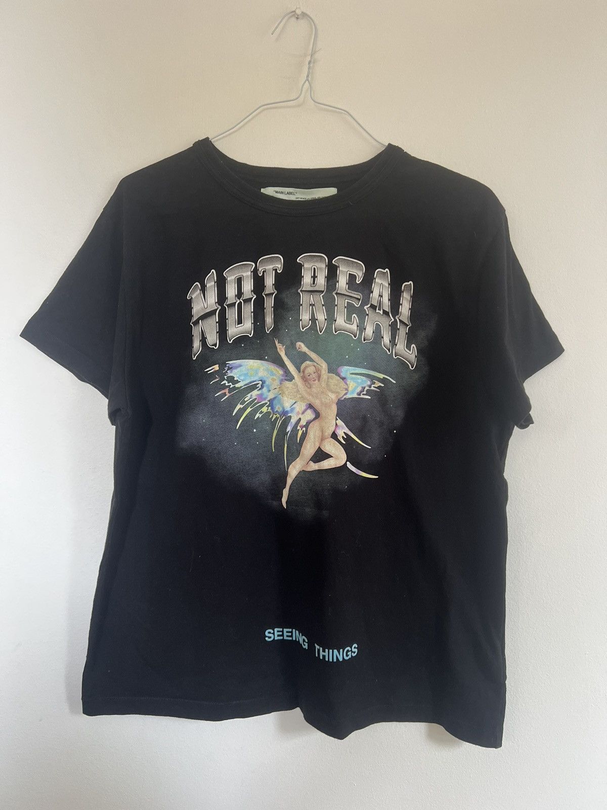 Off White “NOT REAL” 17FW TEE