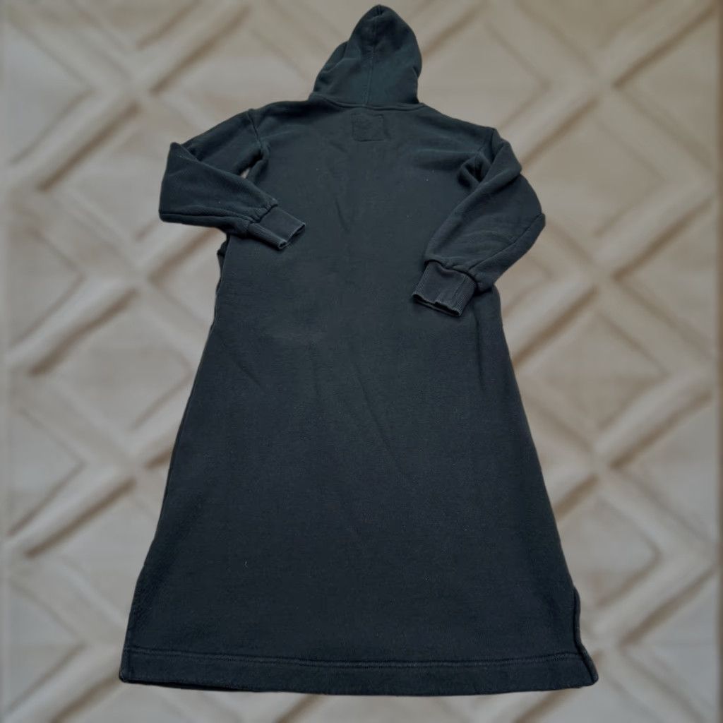 Madewell Madewell Hoodie Midi Dress Womens XXS Black Cotton Pockets Casual Size XXS / US 00 / IT 34 - 1 Thumbnail