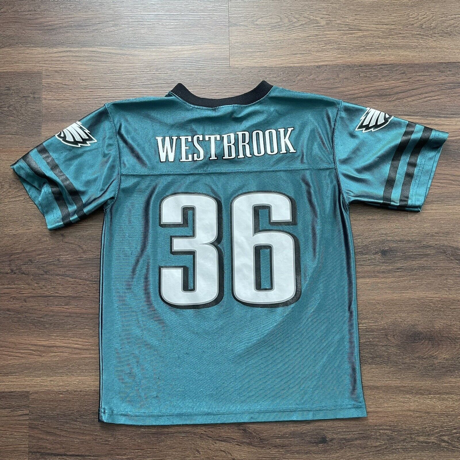 Reebok Philadelphia Eagles Jersey Youth L Brian Westbrook RBK Y15 Size US L / EU 52-54 / 3 - 11 Thumbnail