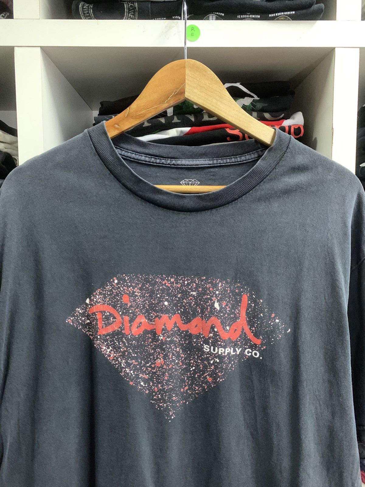 Vintage Vintage Diamond supply logo t-shirt Size US L / EU 52-54 / 3 - 3 Thumbnail
