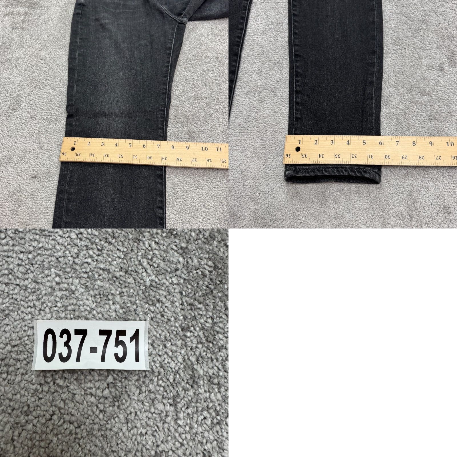Rhythm Red Card Jeans Slim Taper Denim Black Mens 28x29 Vintage N/A West Japan Size US 28 / EU 44 - 9 Thumbnail