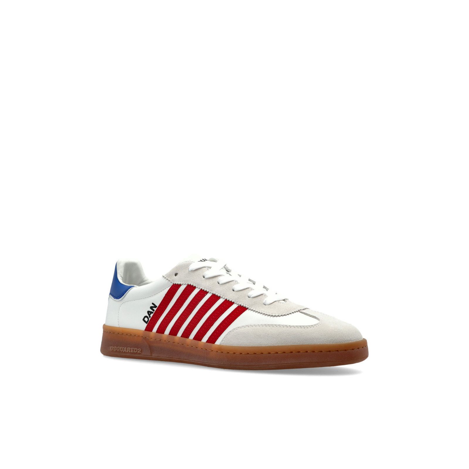 Dsquared2 DSQUARED2 Boxer White Leather Sneakers New And Authentic (Me Size US 7 / EU 40 - 2 Thumbnail