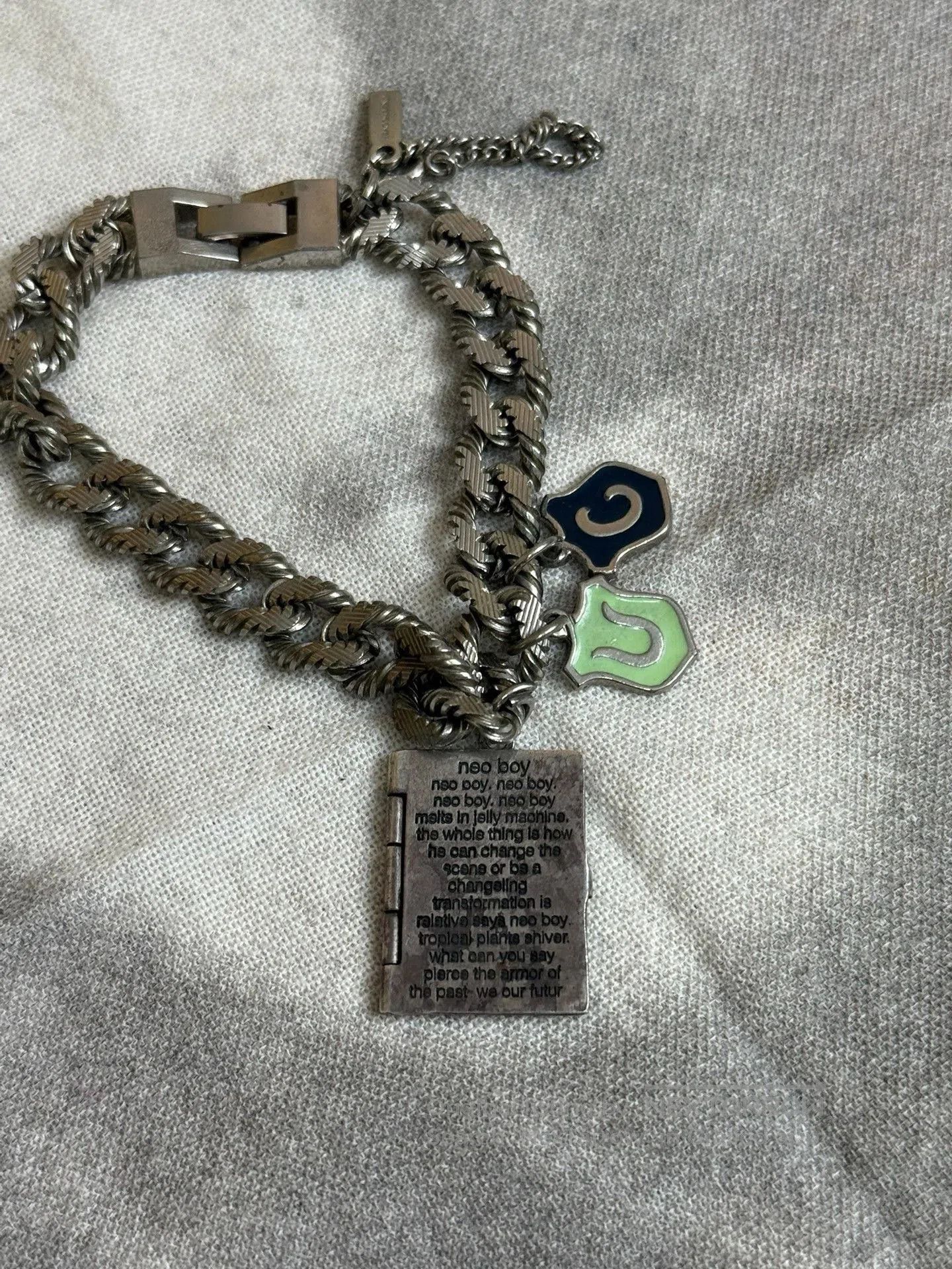 Undercover UNDERCOVER Neoboy Poetry Bracelet. Size ONE SIZE - 4 Thumbnail