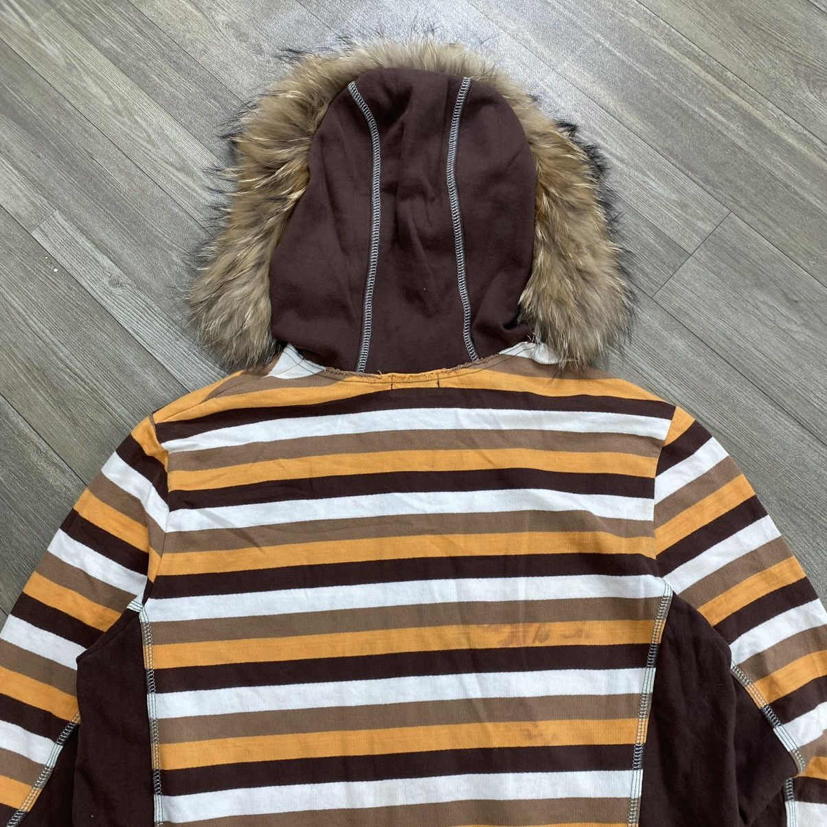 Hysteric Glamour 2000s Hysteric Glamour Lgb Style Zip Fur Hoodie Enjoy Cash Size US M / EU 48-50 / 2 - 13 Thumbnail