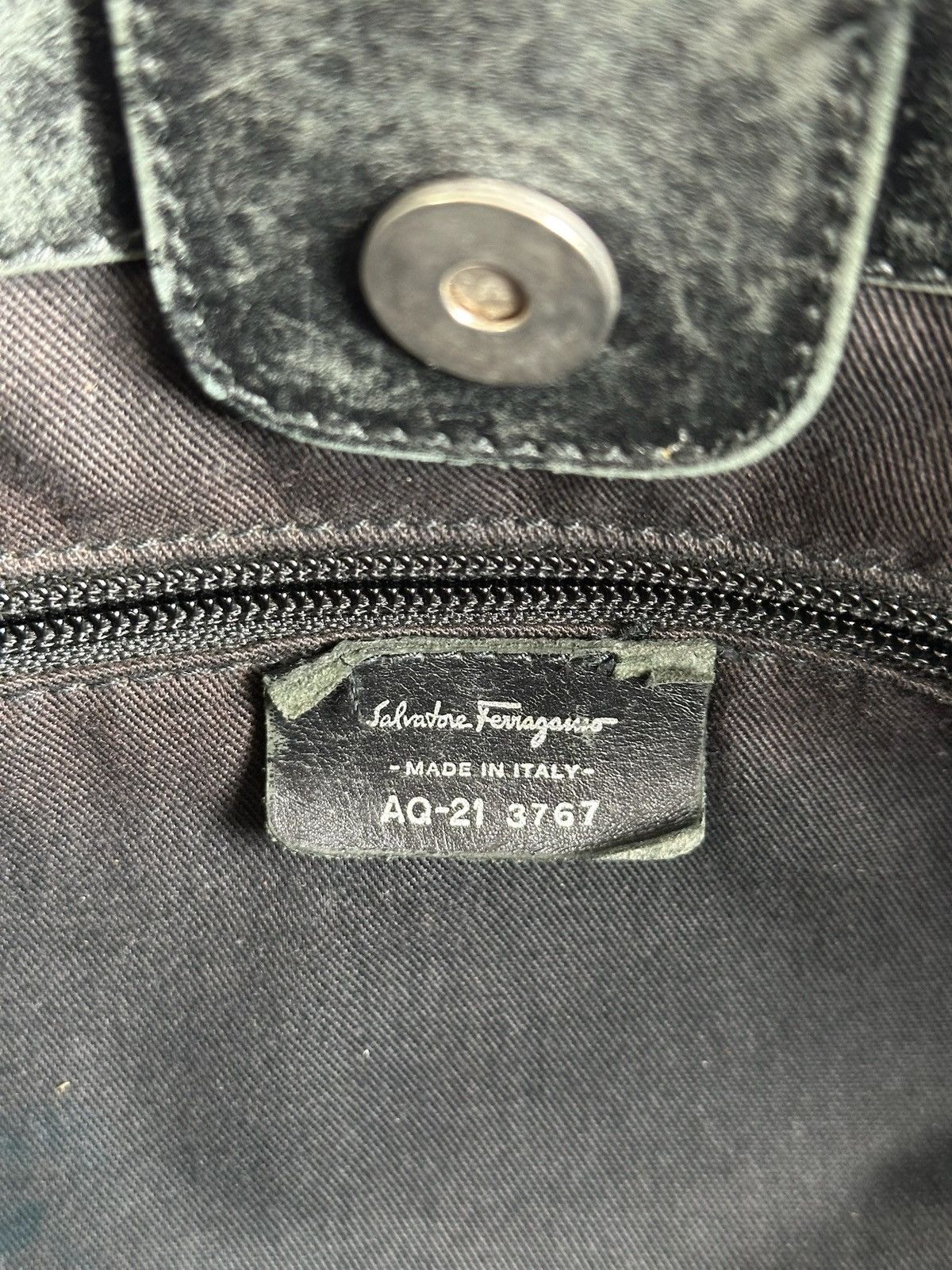 Salvatore Ferragamo Vintage Salvatore Ferragamo Leather Bag Brown Size ONE SIZE - 12 Thumbnail