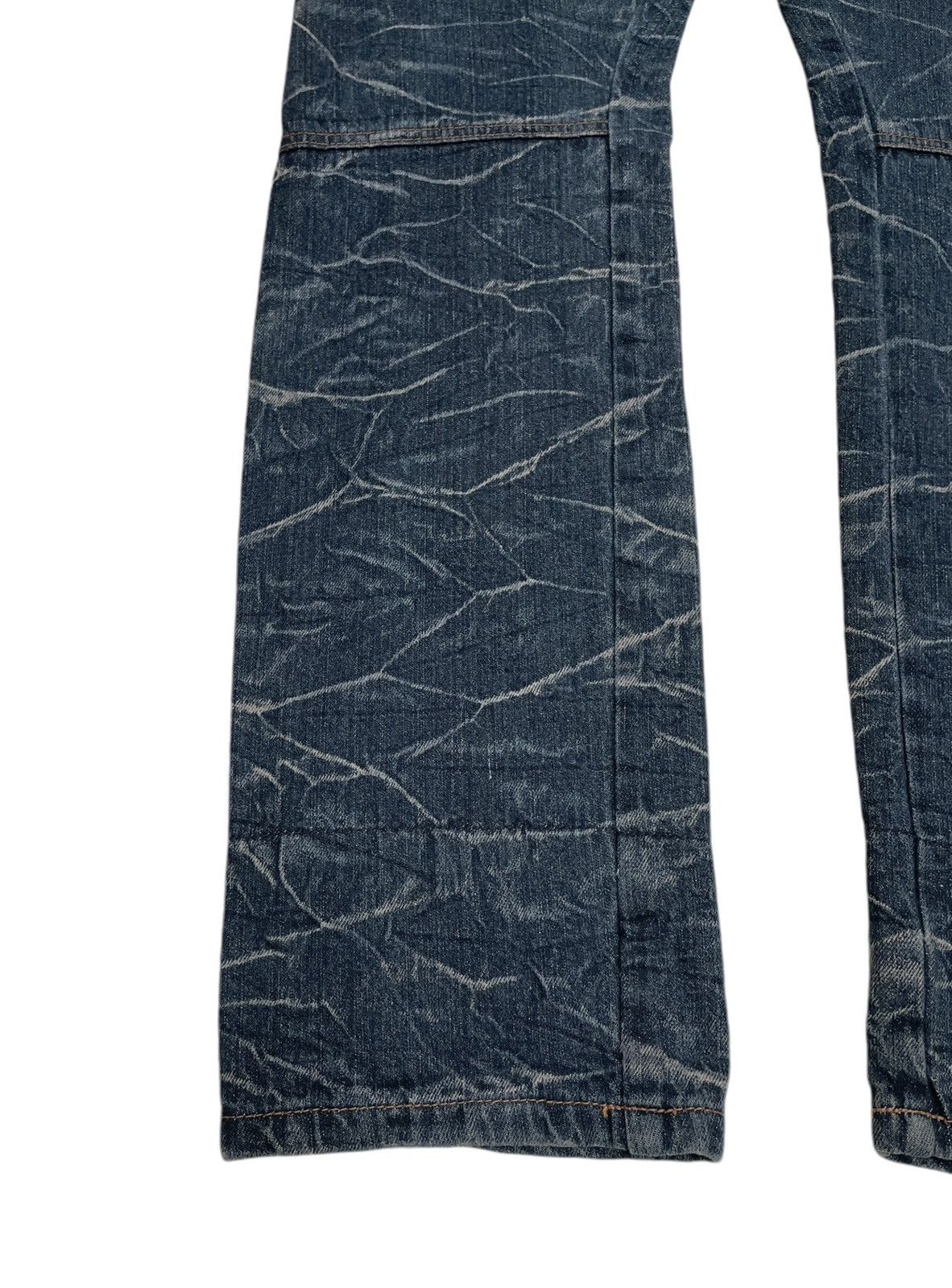 If Six Was Nine Rare Design Vintage Brand Nylaus Double Waist Jeans 2000s Size US 29 - 7 Thumbnail