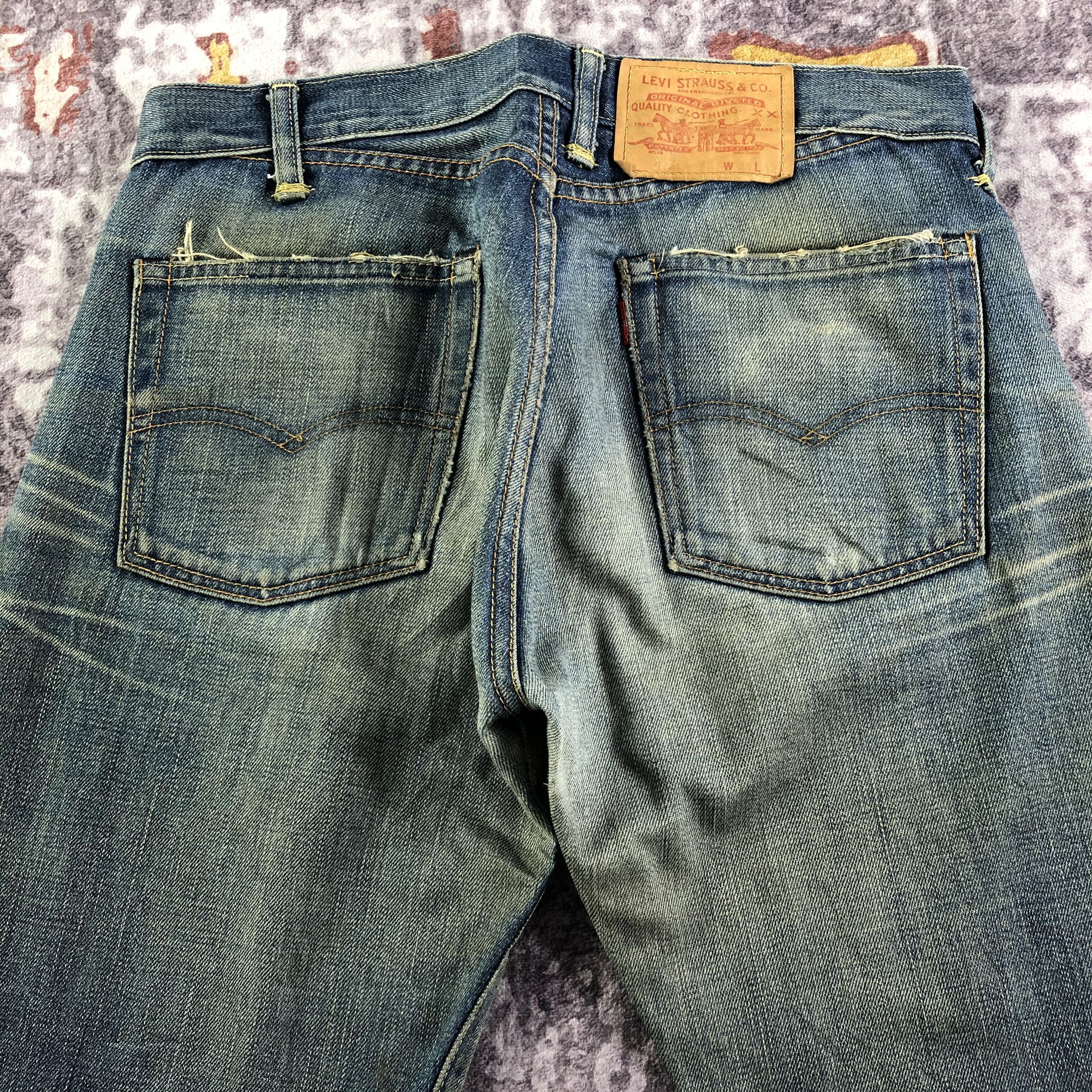 Levi's × Vintage 90s Vintage Levis 501 Redline Jeans-JM3347 Size US 31 - 4 Thumbnail