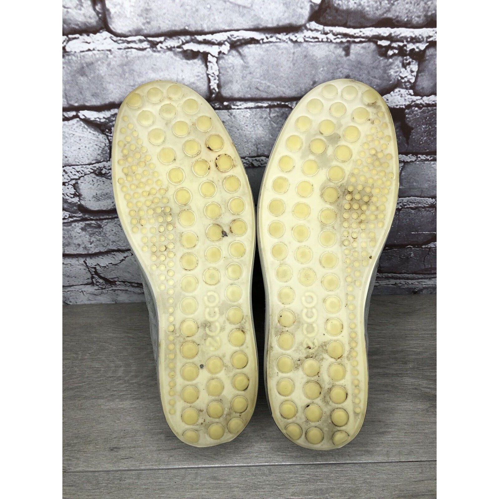 Ecco ECCO Grey Suede Leather Lace Up Comfort Casual Sneakers Shoe Size US 10 / EU 43 - 22 Thumbnail