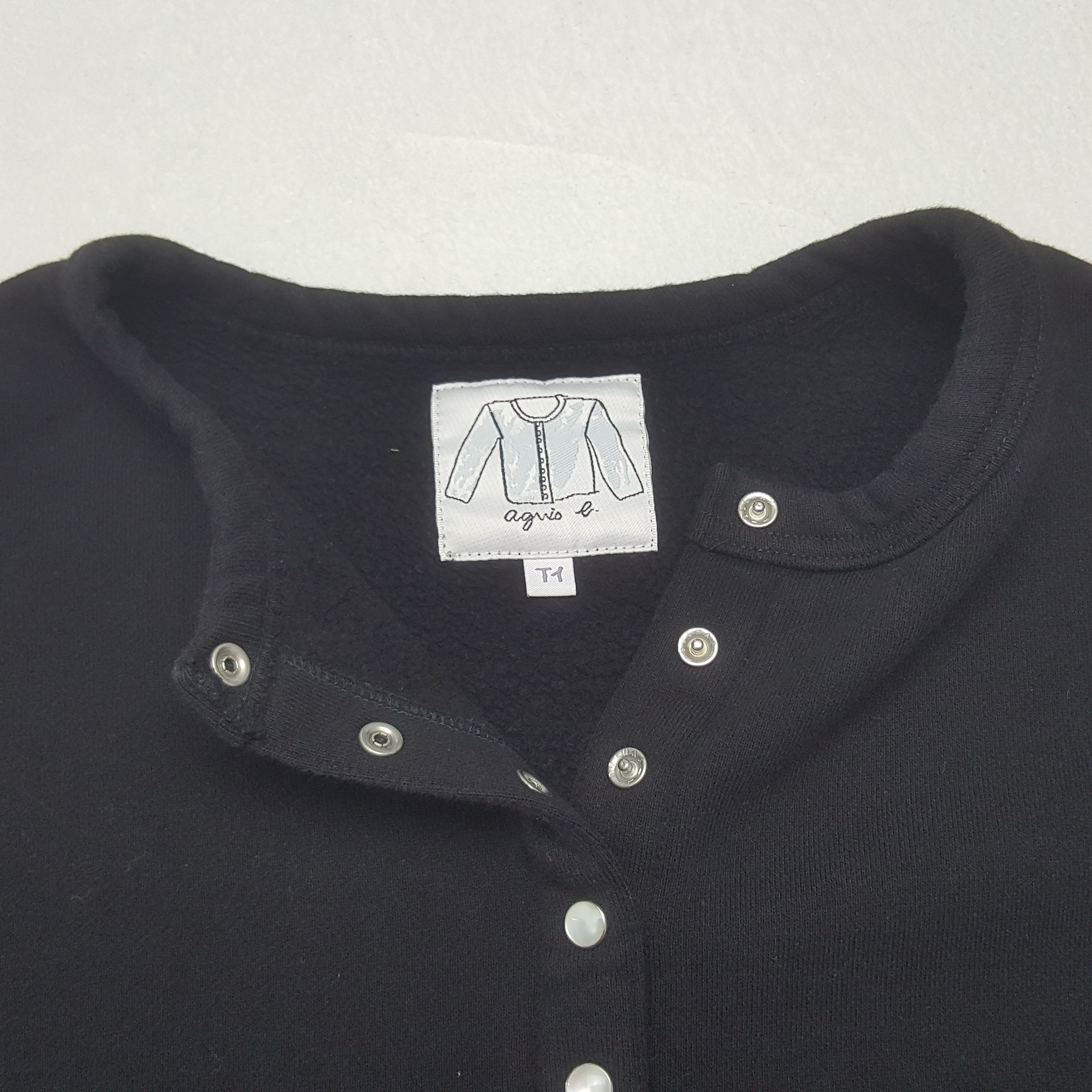 agnes b. Vintage Agnes b. Designer Brand Crop Sweater RR22 Size S / US 4 / IT 40 - 4 Thumbnail