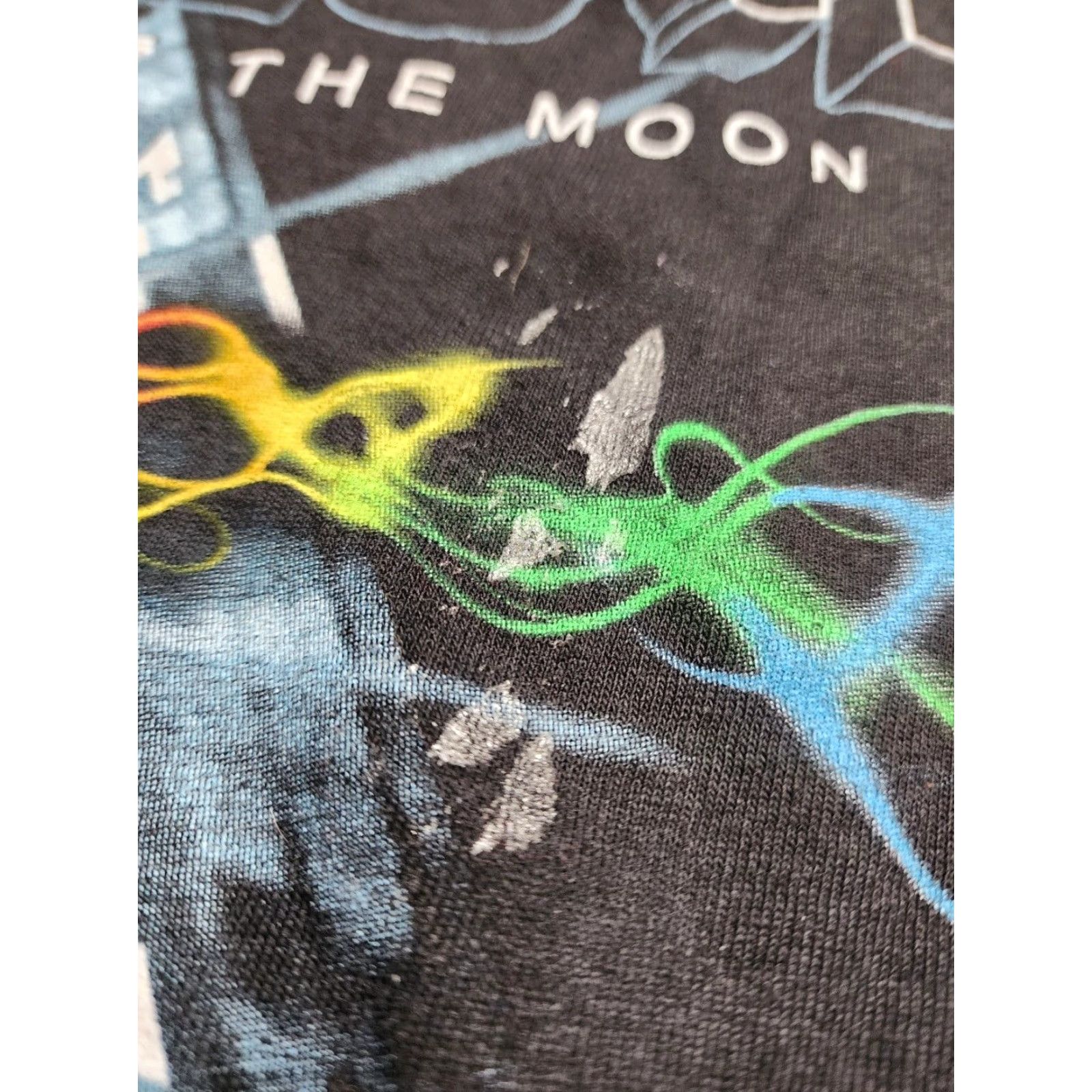 Liquid Blue Liquid Blue Mens M Pink Floyd Dark Side of The Moon T Shirt Band Tee Size US M / EU 48-50 / 2 - 4 Thumbnail