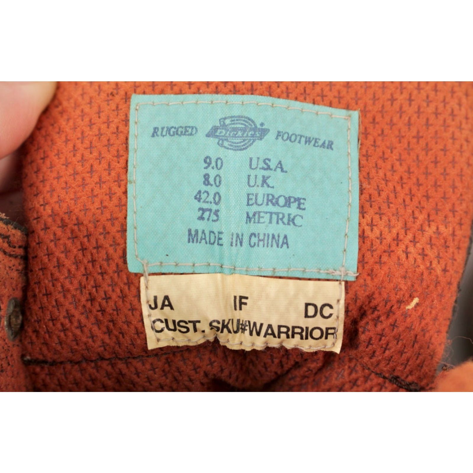 Dickies VTG Dickies Hunting Boots Boots 9 Mens 90s Outdoor Leather Beige Classic Outdoor Work Boots 1990s"} Size US 9 / EU 42 - 6 Thumbnail