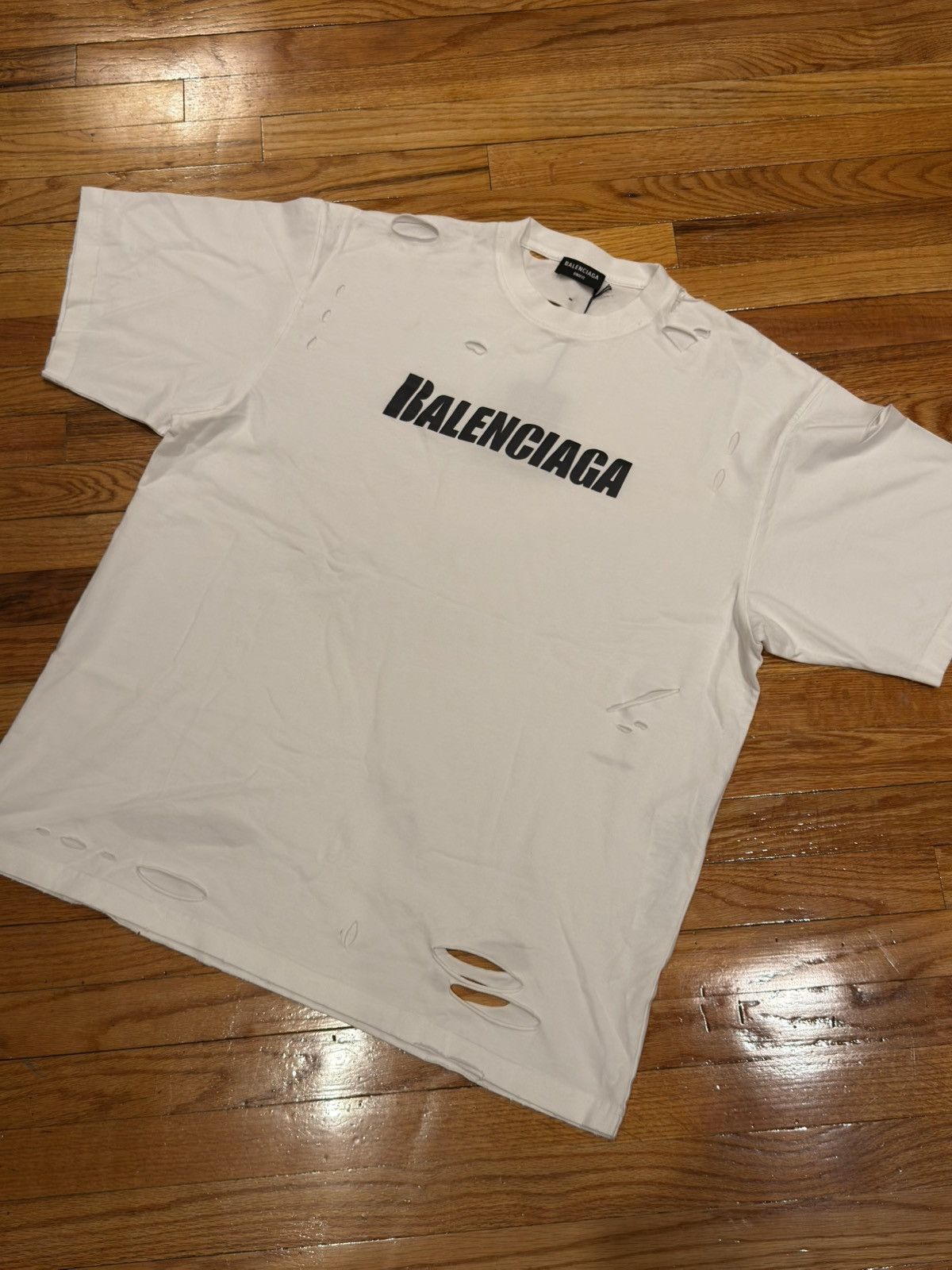 Balenciaga Distressed Shirt